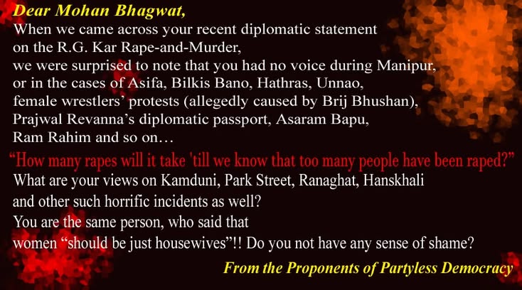 This dossier is a committed forensic case against Mohan Madhukar Bhagwat, sixth Sarsanghchalak of the Rashtriya Swayamsevak Sangh since 2009 and its executive from 2000 to 2009: a lifer raised in a three-generation Sangh household, produced by the organisation’s sealed ladder, and now the living editor of an ideology whose founding texts — Savarkar’s membership test, Golwalkar’s denial of minority citizenship and praise of a Nazi purge as a “lesson,” Moonje’s 1931 pilgrimage to Mussolini — he does not disown so much as copy-edit for export as “oneness.” It holds the line the Sangh most wants critics to overstep: no invented personal conviction from Gujarat 2002, no fake-doctorate smear, no claim that a USCIRF recommendation or a Canadian petition is already law; the charge that survives is custody of a majoritarian machine — unregistered at the centre, banned three times by the republic, radiating through the BJP and the Parivar — restated in Bhagwat’s own dated speech as eliminative absorption (“everyone is Hindu”), relocation of blame (2013, 2015, 2019, 2025), and centenary reputation-work. That work arrived in New York in August 2026 as “Universal Oneness” at Madison Square Garden and walked into a revolt that includes Hindus who refuse to let Hindutva speak in their name. The monolith calls itself oneness. The dossier refuses the name.